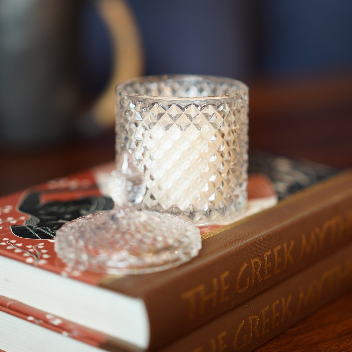 Crystal Jar Candle - Teal Tree India