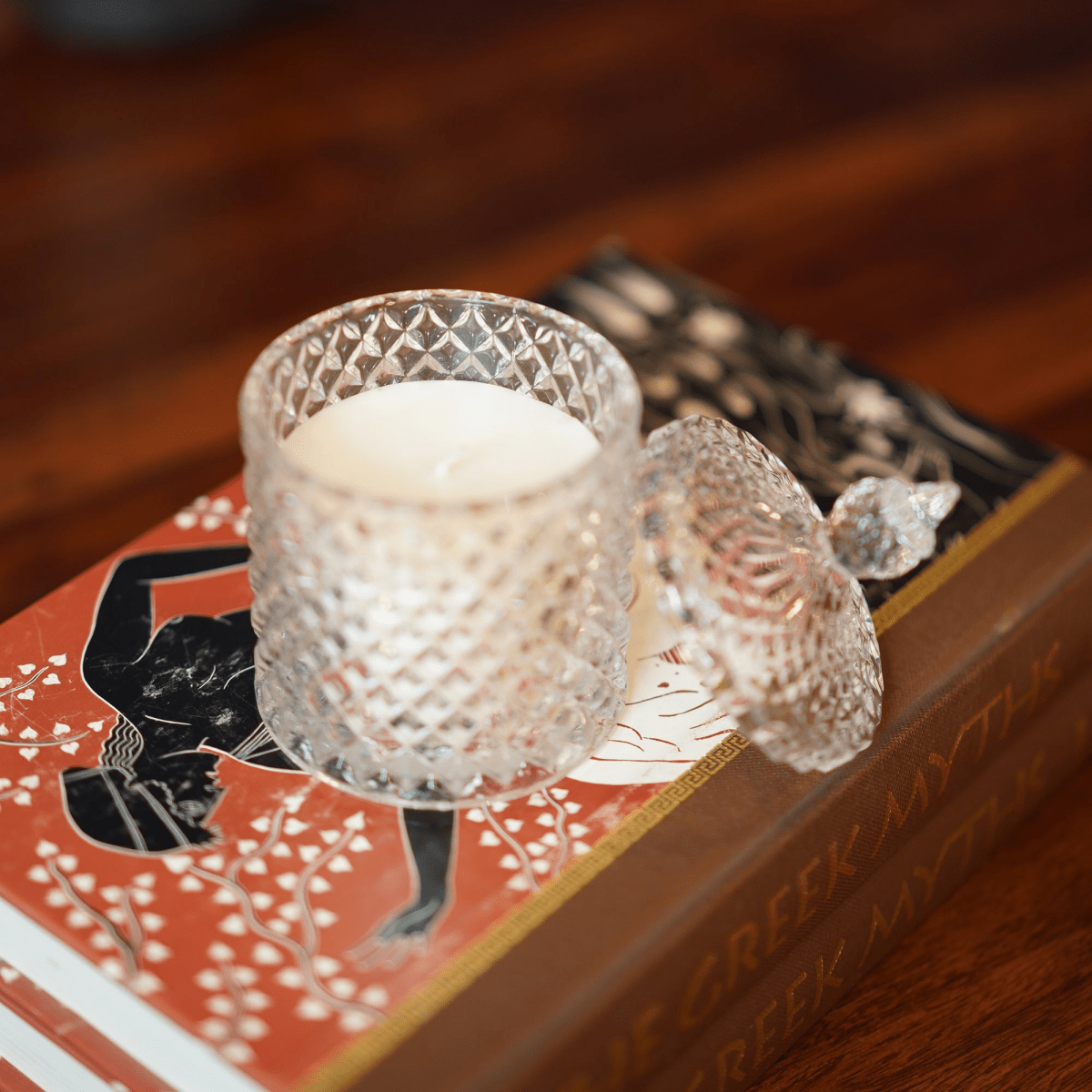 Crystal Jar Candle - Teal Tree India