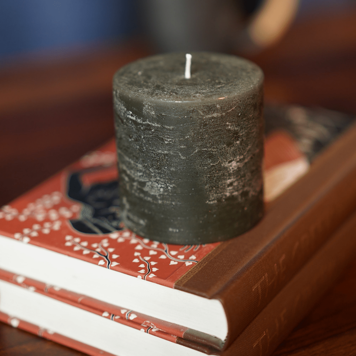 TTI Finish Pillar Candle - Teal Tree India