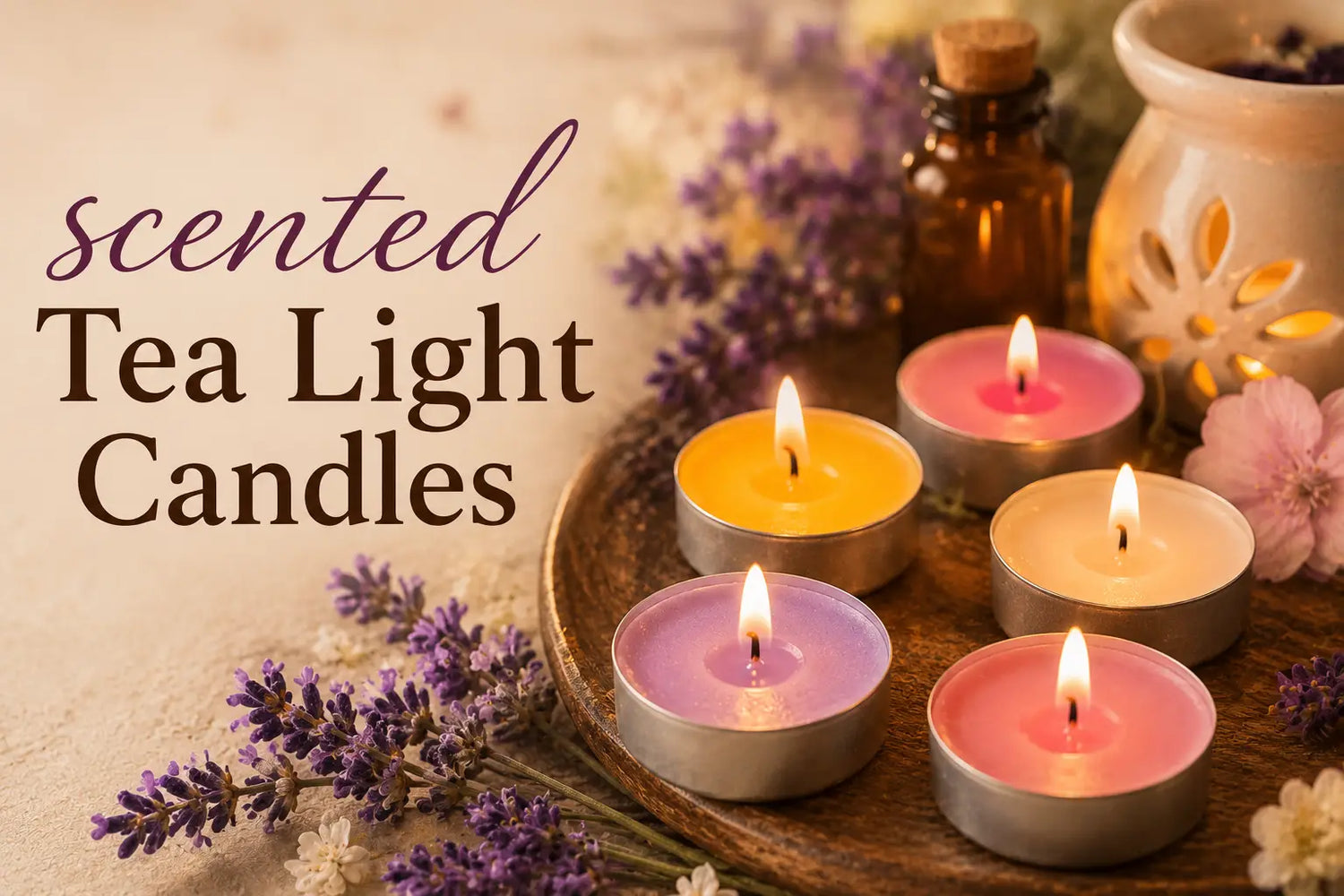 Scented Tea Light Candles - Buy Online in India