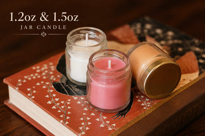 1.2oz & 1.5oz Jar Candle