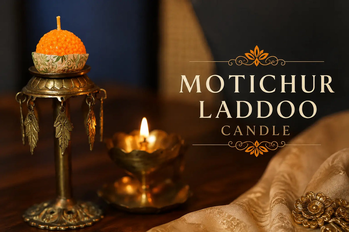 Motichur Laddoo Candle