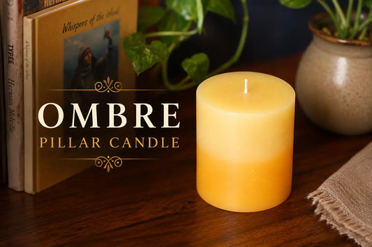 Ombre Pillar Candle
