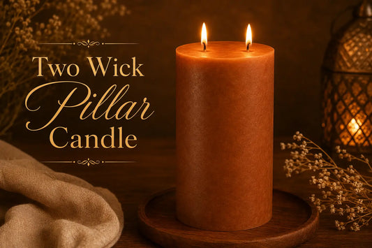 Two Wick Pillar Candle