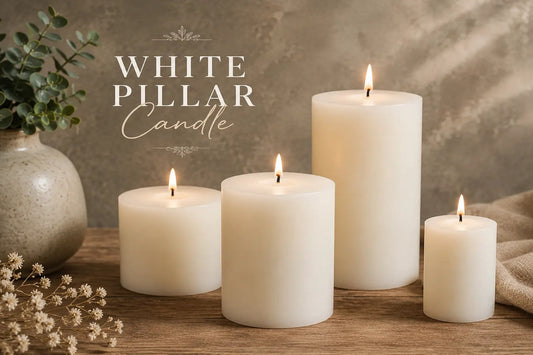 White Pillar Candle